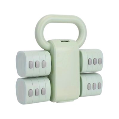 290243_g Πολυλειτουργικό ρυθμιζόμενο σετ αλτήρων - 5.5kg - 80382B - 290243 - Green