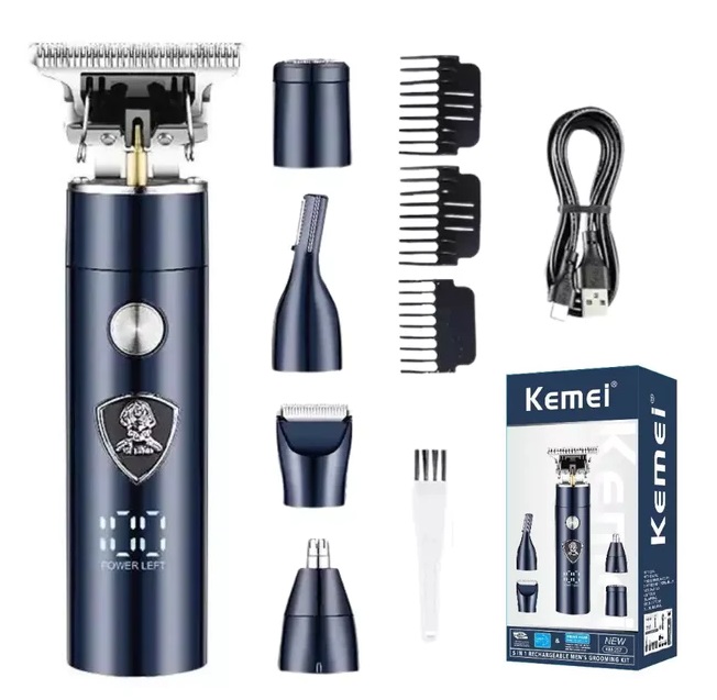 Κουρευτική μηχανή - 5in1 - KM-257 - Barber - Kemei