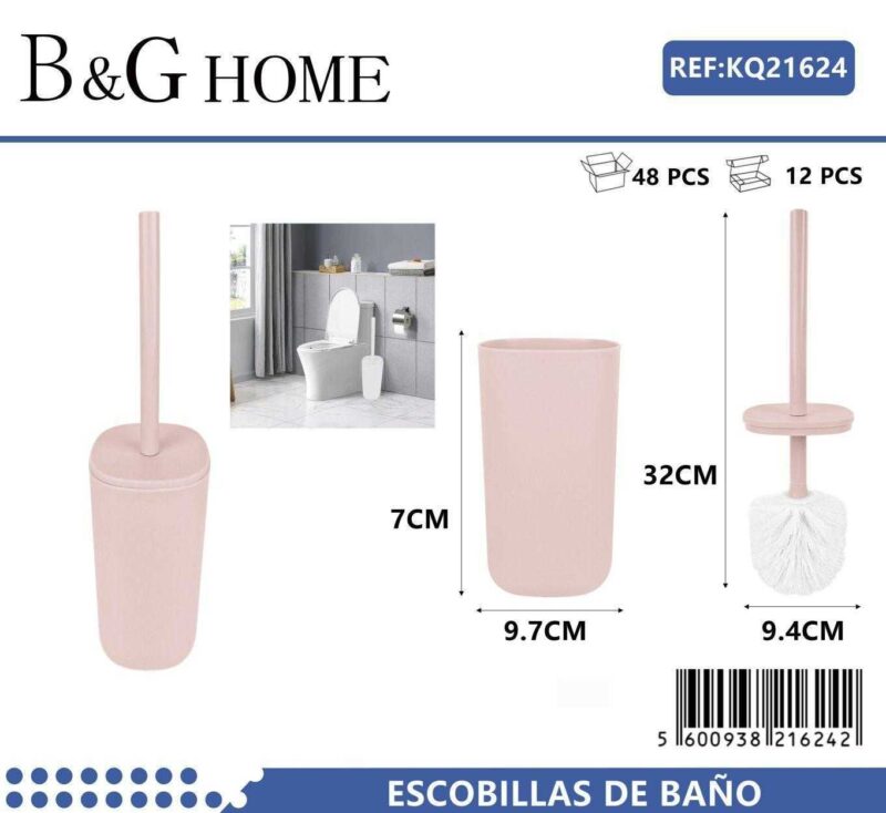 Βουρτσάκι τουαλέτας - Πιγκάλ - Light Pink - 21624