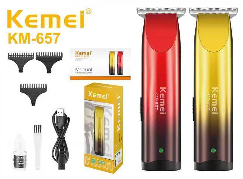 Κουρευτική μηχανή & trimmer - KM-657 - Kemei - Gold
