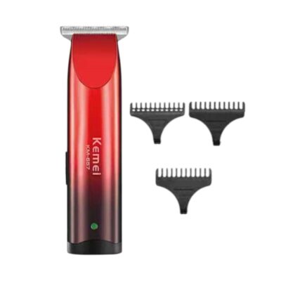 306578-1 Κουρευτική μηχανή & trimmer - KM-657 - Kemei - Red