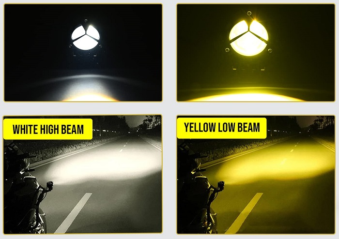 Προβολέας μοτοσυκλέτας LED - Σετ 2Χ - 3104707 - 310551