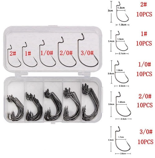 Σετ αγκίστρια ψαρέματος - 50pcs - 831807