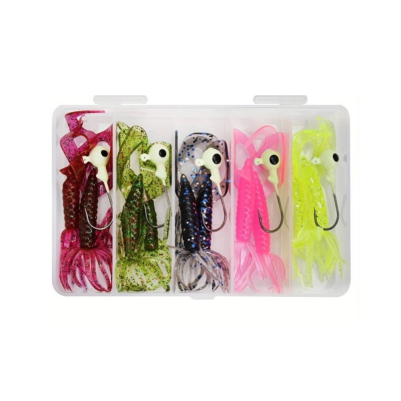 Σετ δολώματα ψαρέματος με μολυβοκεφαλές σε θήκη - 10 - 008 - 831819