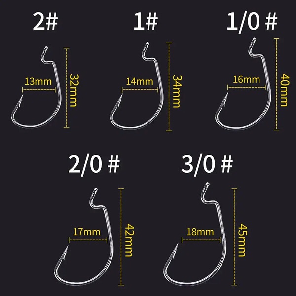 Σετ δολώματα ψαρέματος με αγκίστρια σε θήκη - 61pcs - 831821