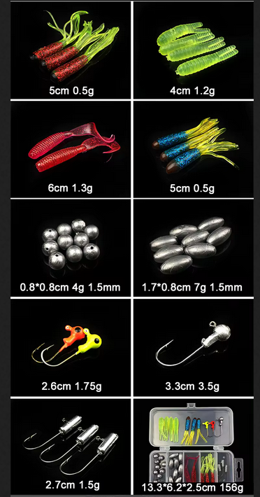 Σετ αξεσουάρ ψαρέματος σε θήκη - 37 - 831830