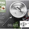 Τηγάνι ανοξείδωτο με καπάκι - 2.5L - CS002-C24 - DSP - 560539