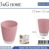 Θήκες οδοντόβουρτσας πλαστικές σε σετ 5Χ - Pink - 21765