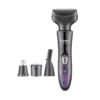 Ξυριστική μηχανή προσώπου-σώματος - 4 in 1 - KM-7114 - Kemei - Black