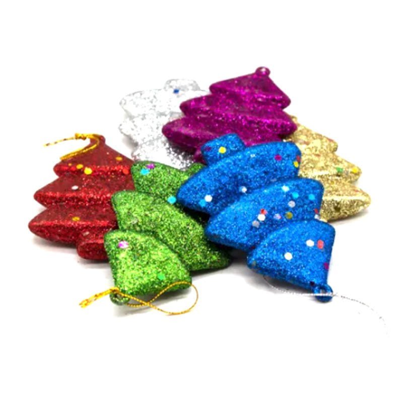 3800021 Χριστουγεννιάτικο στολίδι δεντράκι 6τμχ – Christmas decoration tree 6pcs