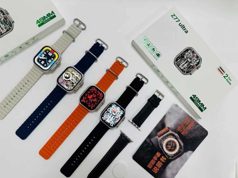 Σετ Smartwatch με 2 λουράκια - Z77 Ultra - 880228 - Orange