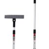 HEYNER καθαριστής τζαμιών 407300, τηλεσκοπικός έως 80cm, ασημί/μαύρος