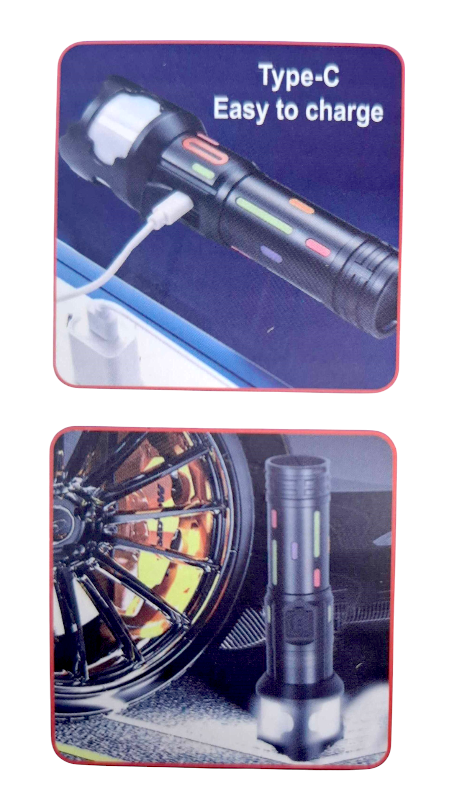 Επαναφορτιζόμενος φακός LED - Dual - 2405TG - 418387