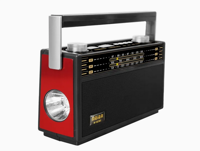 Επαναφορτιζόμενο ραδιόφωνο Retro - M1927BT - 419273 - Red