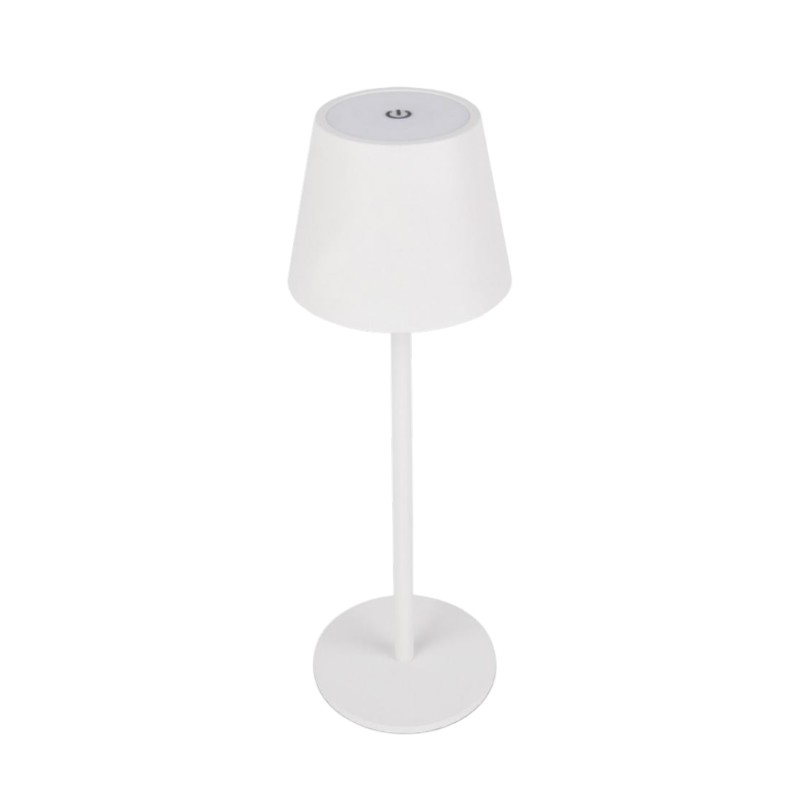Επαναφορτιζόμενο επιτραπέζιο φωτιστικό LED - 43-1 - 430118 - White