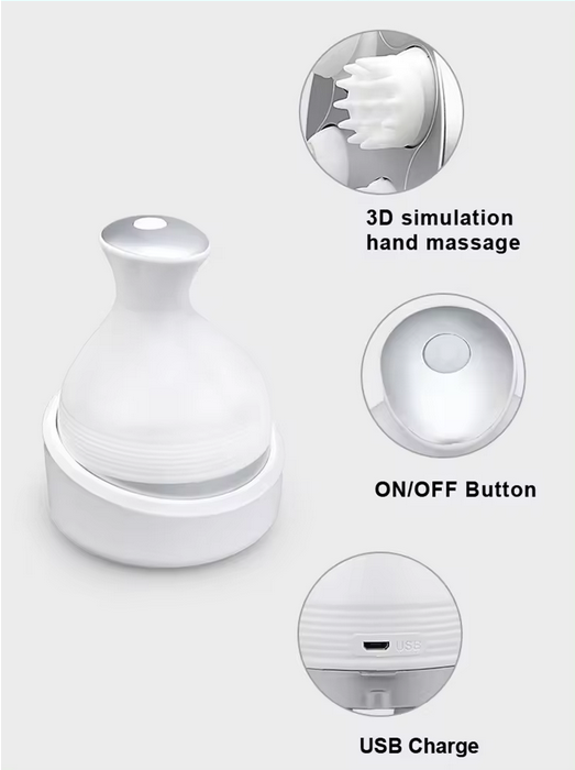 Συσκευή μασάζ κεφαλής - 510214 - White