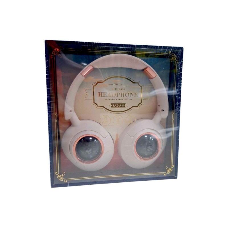 Ασύρματα ακουστικά - Headphones - SAZ-A11 - 541105 - Light Pink