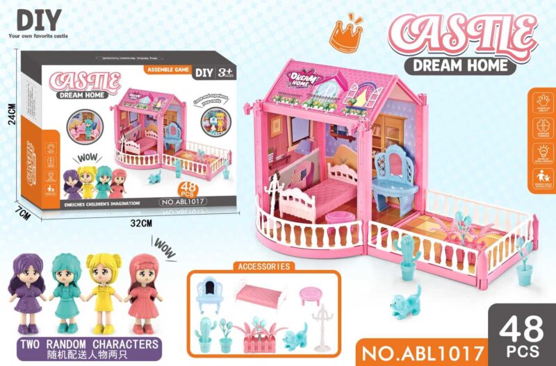 Κουκλόσπιτο DIY - Dream Home - ABL-1017 - 48pcs - 333221