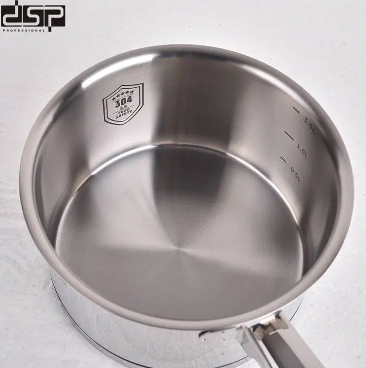 Γαλατιέρα ανοξείδωτη με καπάκι - 1.8L - CS003-A16 - DSP - 560683