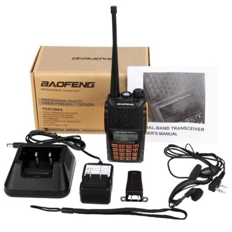 Φορητός πομποδέκτης – UHF/VHF – 7W – UV-6R – Baofeng - 563006