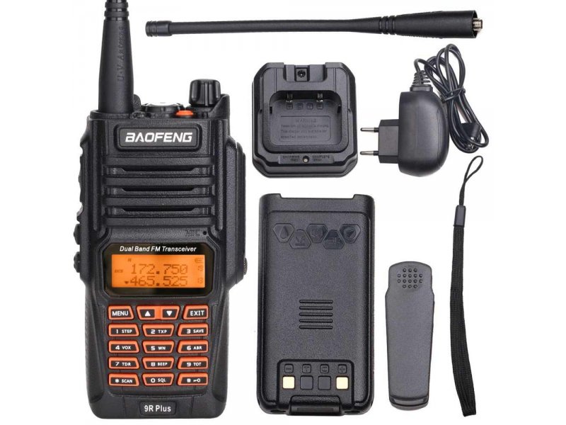 Φορητός πομποδέκτης - UHF/VHF - 8W - UV-9R - Baofeng - 563099