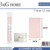 Αντιολισθητικό πατάκι μπάνιου - M0826 - 36x66cm - Light Pink - 21087