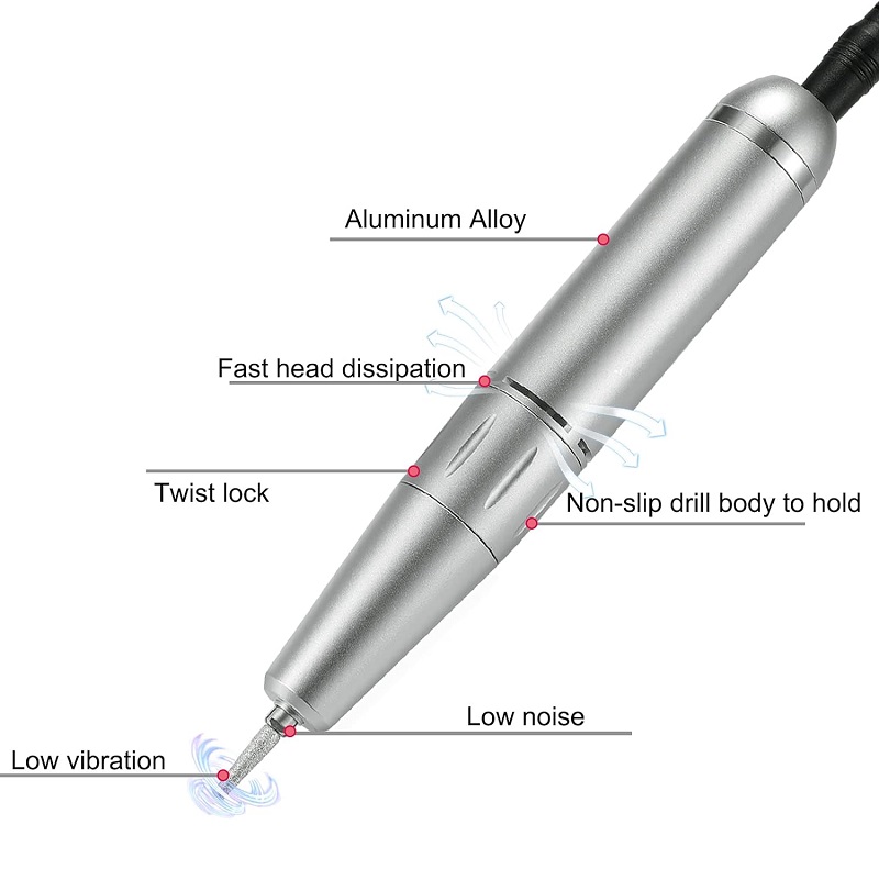 Επαναφορτιζόμενος τροχός μανικιούρ-πεντικιούρ – VKN-UV301 - 581290 - Pink