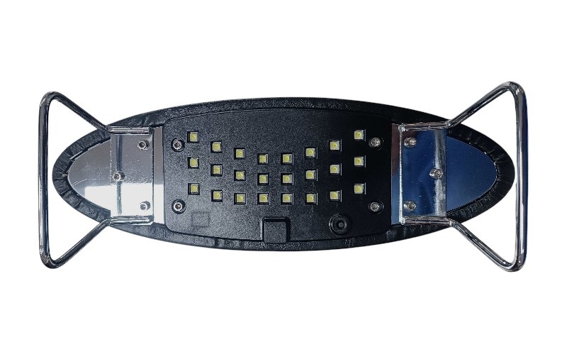 Φουρνάκι νυχιών με βάση στήριξης - Arm Rest manicure-pedicure - SUN-H9 - 582426 - Black