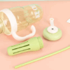 Φορητό παγούρι πλαστικό με καλαμάκι - 1300ml - RTS16 - 590166 - Pink