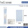 Αντιολισθητικό πατάκι μπάνιου - M0842 - 36x66cm - Light Blue - 21070