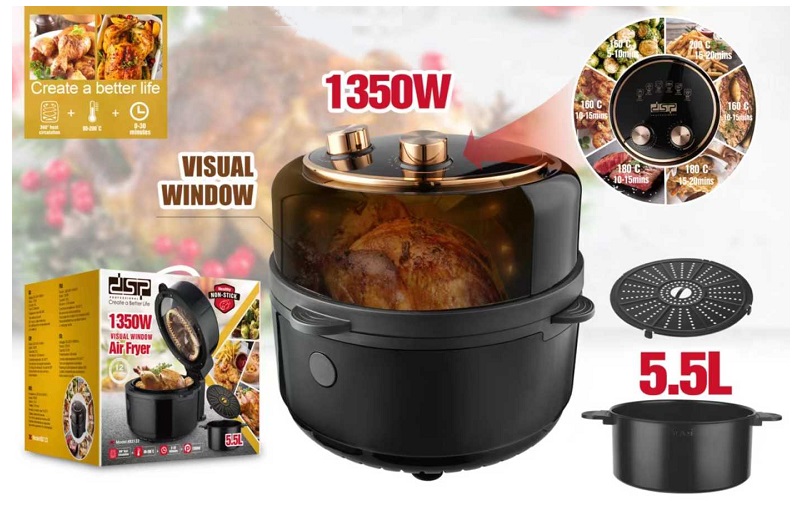 Φριτέζα αέρος - Air fryer - 5.5L - KB2122 - DSP - 613347