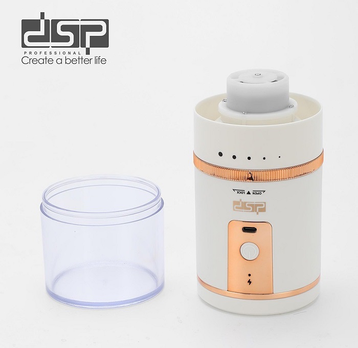 Επαναφορτιζόμενος μύλος άλεσης καφέ - KA3129-White - DSP - 617994