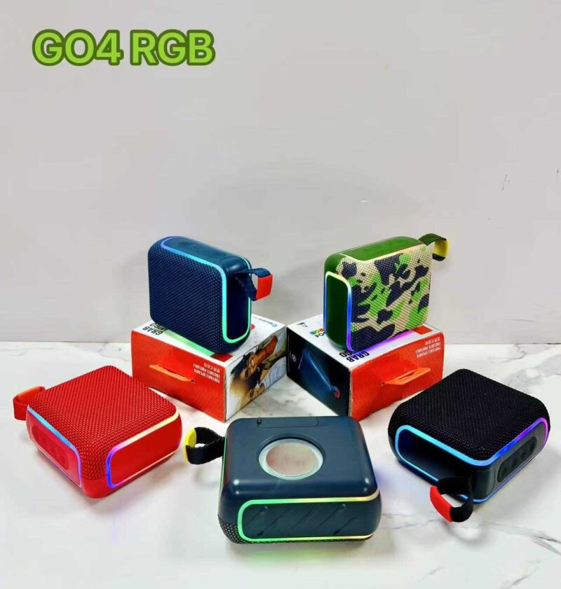 Ασύρματο ηχείο Bluetooth - G04 - LED RGB - 813645 - Black