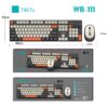 Σετ ασύρματο πληκτρολόγιο & ποντίκι - WB-111 - Weibo - 658328