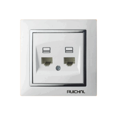 674957 Πρίζα γραμμής δικτύου Ethernet διπλή - RC3616-RJ45 - 674957