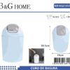 Κάδος απορριμμάτων μπάνιου πλαστικός - Light Blue - 21689