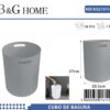 Κάδος απορριμμάτων μπάνιου πλαστικός - Grey - 21611