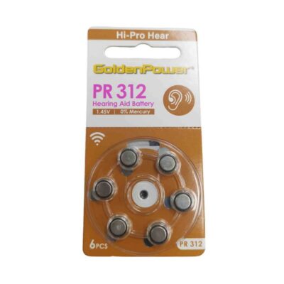 708544 Μπαταρίες ακουστικών βαρηκοΐας - PR312 - 1.45V - 708544