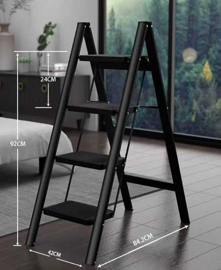 Πτυσσόμενη σκάλα αλουμινίου - 107-4 - 711414