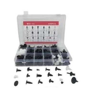 Σετ συνδετήρες αυτοκινήτου 18 τύπων - 435pcs - CD172704 - 727041