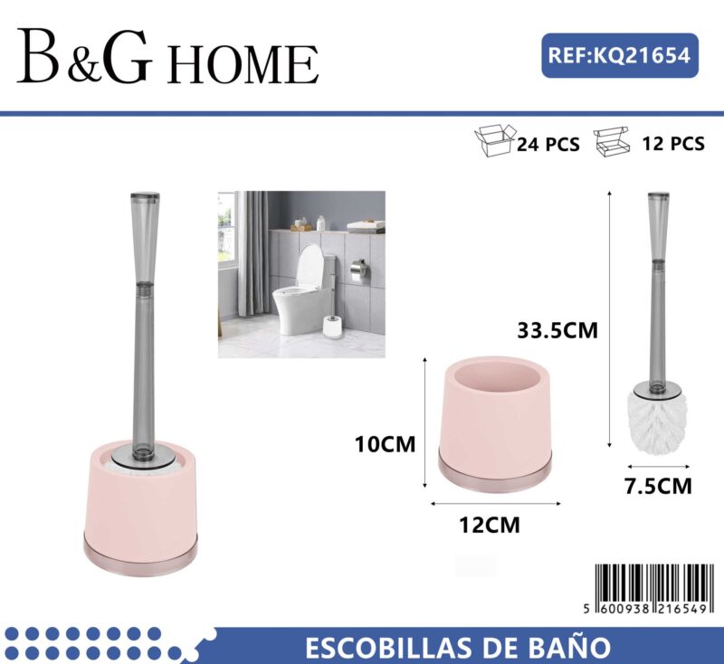 Βουρτσάκι τουαλέτας - Πιγκάλ - Light Pink - 21654