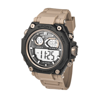 Ψηφιακό ρολόι χειρός - LS9048 - Lasika - 817339 - Beige