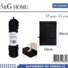Πατάκι μπάνιου - 6C - Black -  - 50x80cm - Black - 20881
