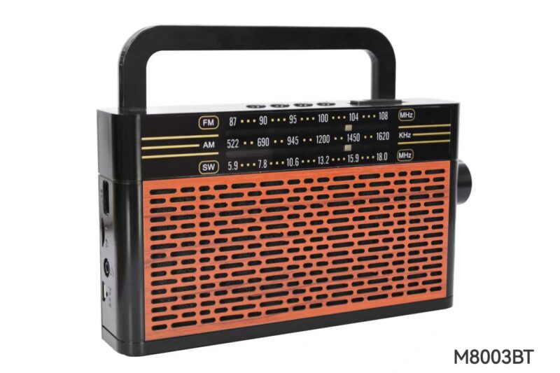 Επαναφορτιζόμενο ραδιόφωνο Retro - M8003BT - 080034