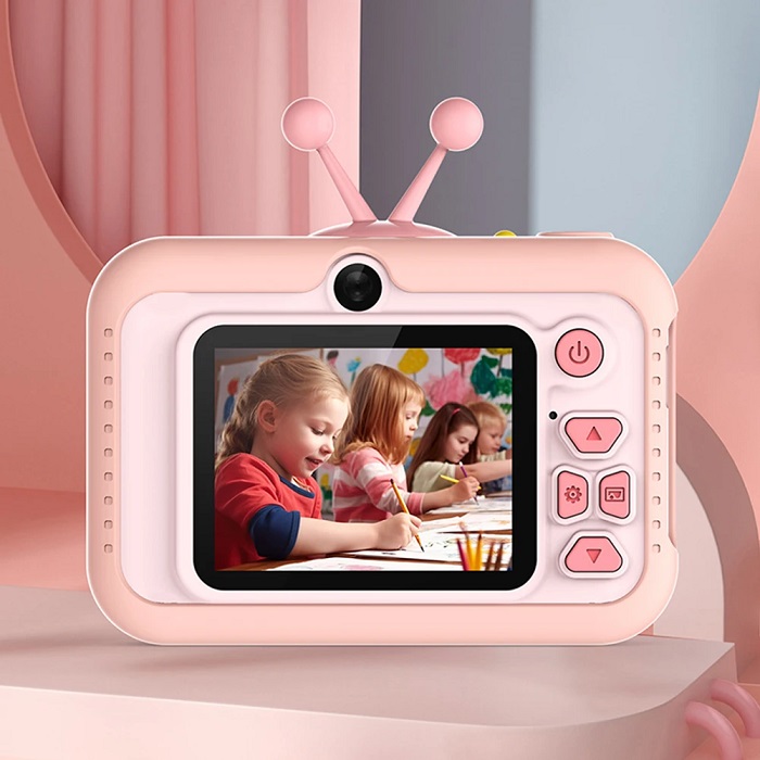 Παιδική ψηφιακή κάμερα - Q2 - Snail - 810651 - Pink
