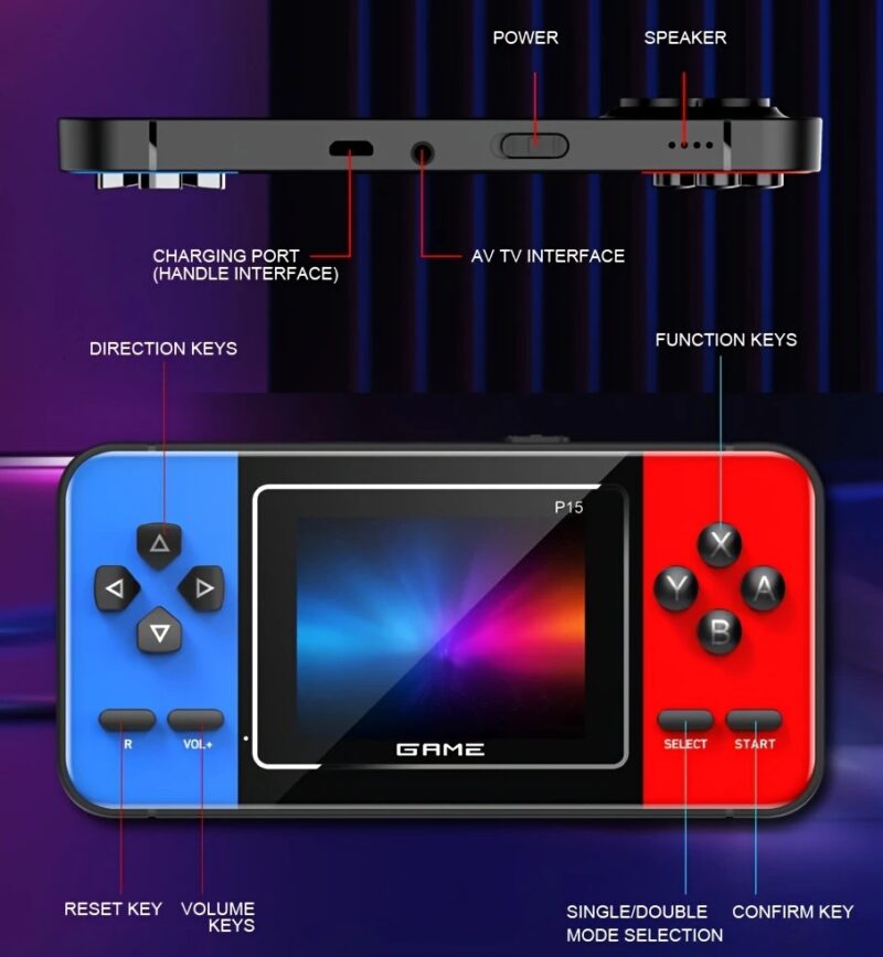 Φορητή κονσόλα παιχνιδιών - P15 - 811818