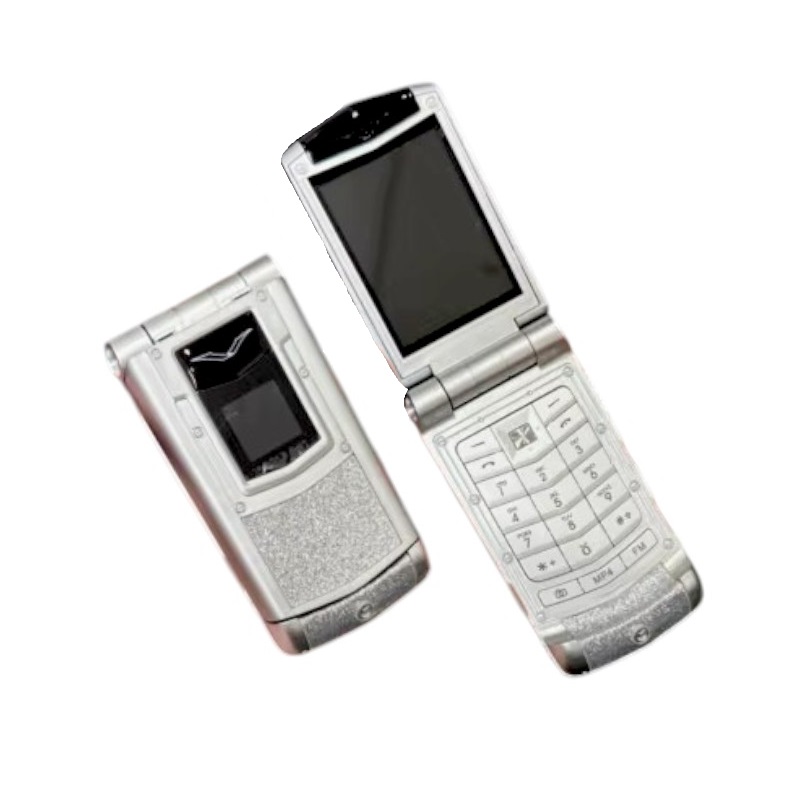 Κινητό τηλέφωνο - V77  - Dual Sim - 812150 - Ελληνικό μενού - Silver/Diamond