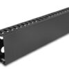 DELOCK cable management 81559 για rack 19"/2U, μεταλλικό, μαύρο