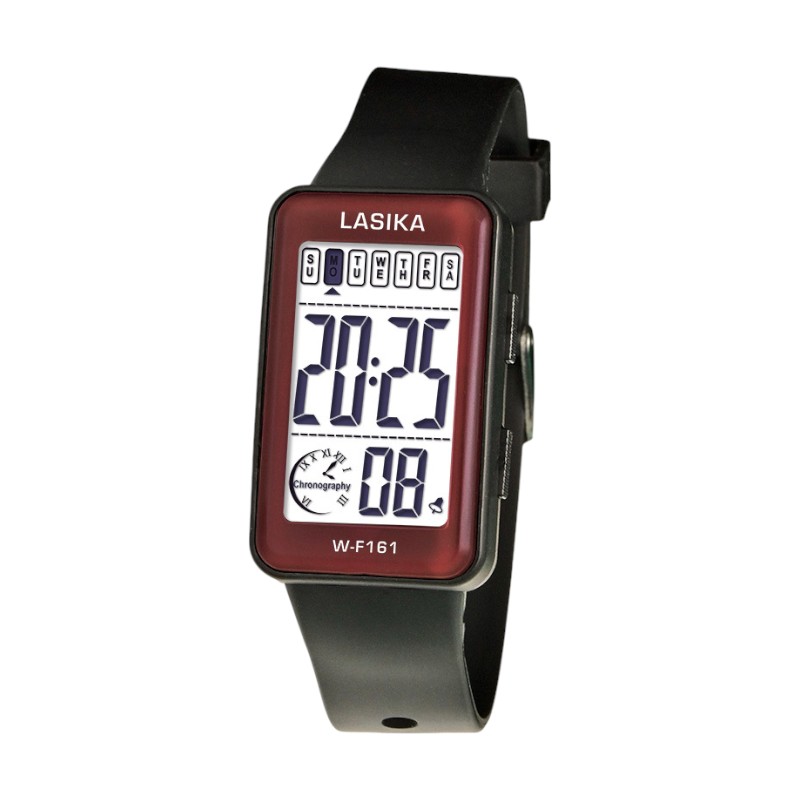 Ψηφιακό ρολόι χειρός - LS161 - Lasika - 817391 - Black/Red