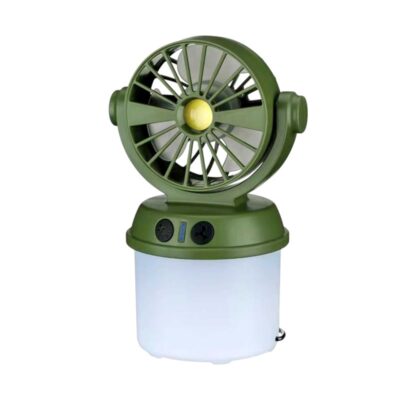 817568-5 Επαναφορτιζόμενο φαναράκι LED με ανεμιστήρα & ηλιακό πάνελ - 2in1 - CH-F803 - 817568